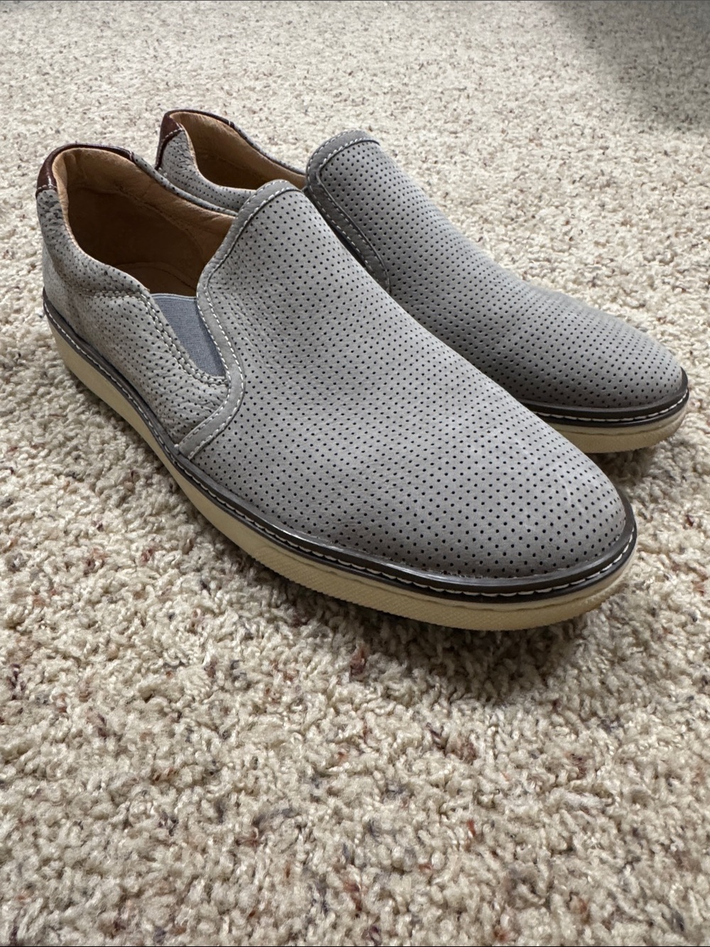 Johnston and Murphy Gray Shoes